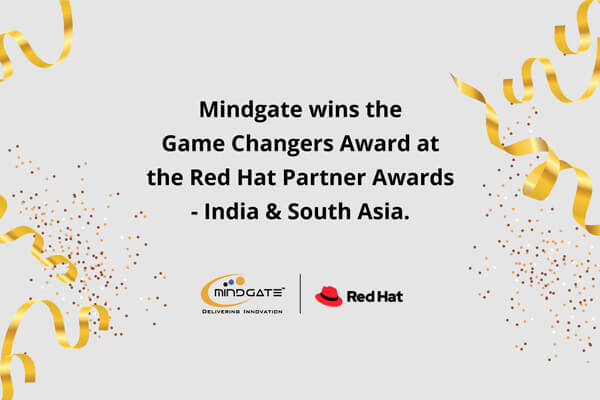 Mindgate solutions honored at Red Hat partner awards in India and South Asia