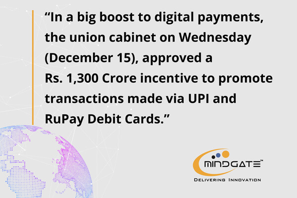Union Cabinet Approved a Rs. 1,300-Crore Incentive to Promote Transactions Made via UPI and RuPay Debit Cards