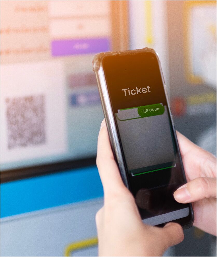 Mobile based QR application for Metros